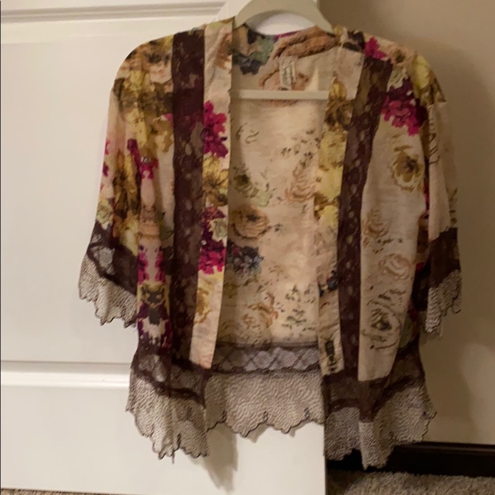 BKE 3/4 sleeve cardigan